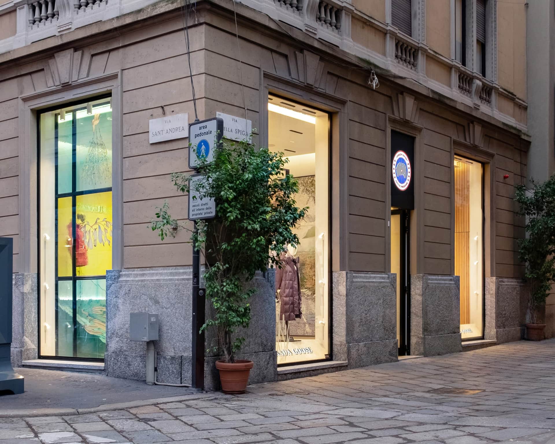 Canada Goose, Milan - Via Della Spiga
